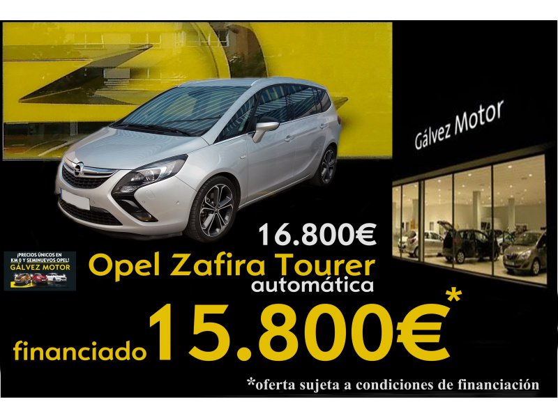 Opel Zafira Tourer 2.0 CDTi Auto llanta 18+ Excellence Opel Zafira Tourer 2.0 CDTi Auto llanta 18+ Excellence